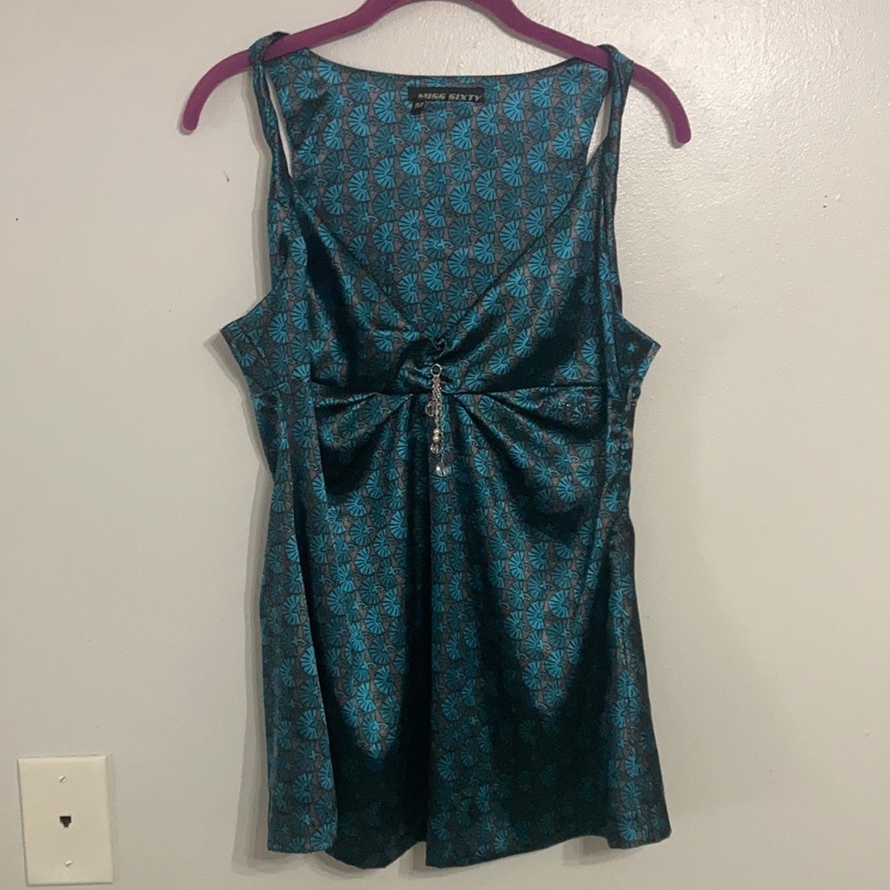 Sleeveless Satin Top by Miss Sixty